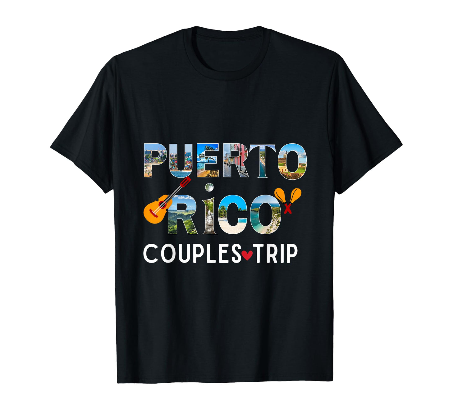 Puerto Rico Couples Trip,Family Matching Group Vacation 2025 T-Shirt