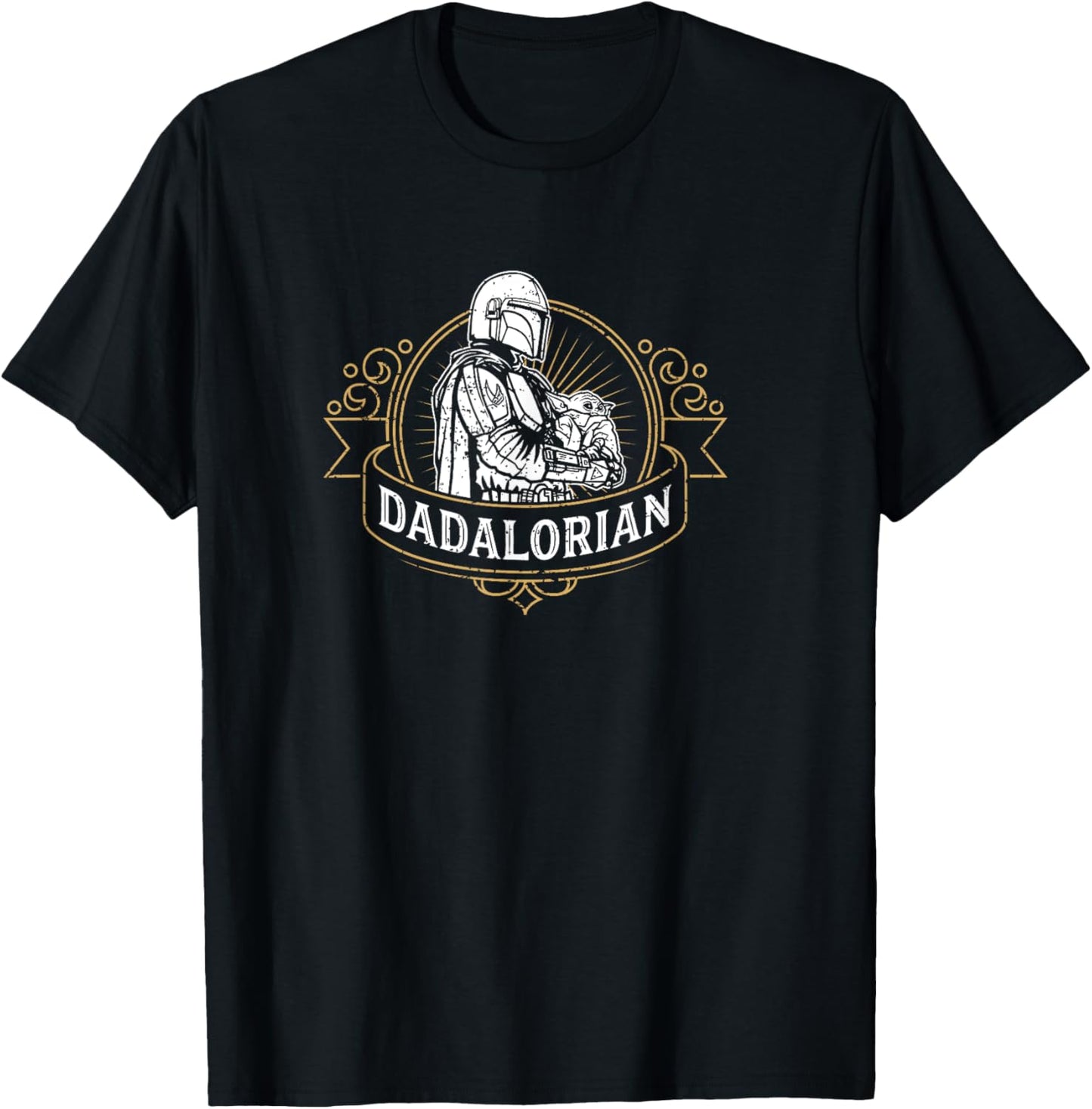Star Wars: The Mandalorian Father's Day The Dadalorian Badge T-Shirt