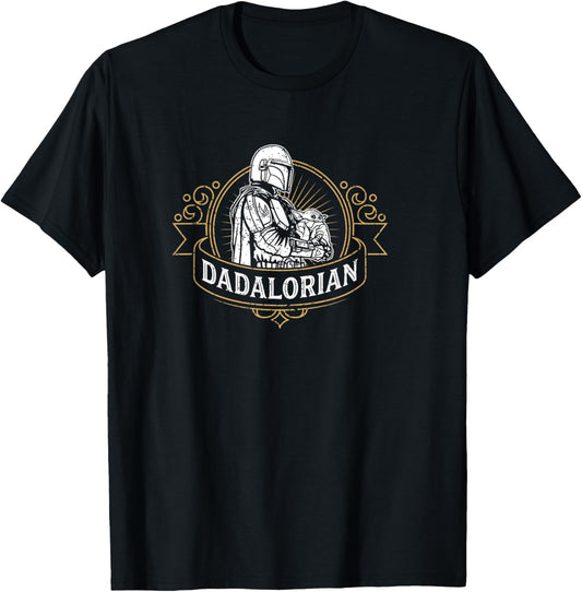 Star Wars: The Mandalorian Father's Day The Dadalorian Badge T-Shirt