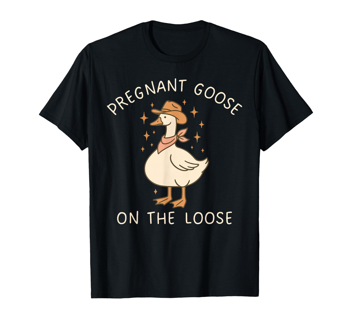 Cowboy Silly Goose Baby Announcement Expecting Pregnancy T-Shirt