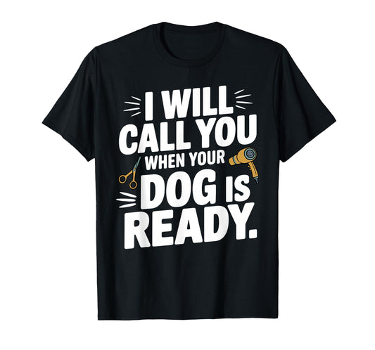 Cool Dog Groomer Art for Men Women Dog Grooming Pet Groomer T-Shirt