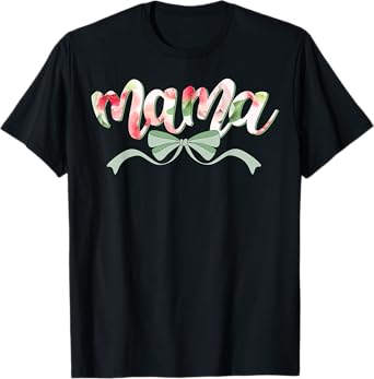 God Made Me A Mama Christian Moms Coquette Vintage Women T-Shirt