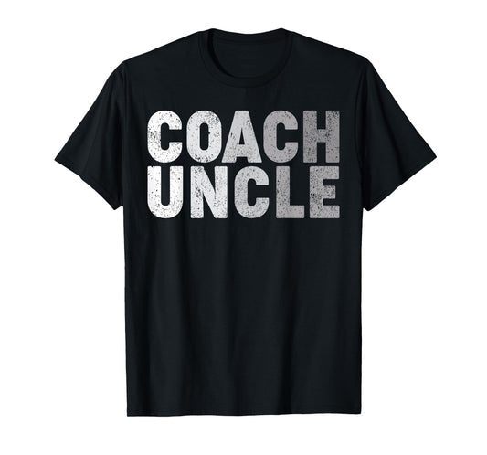 Coach Uncle Soccer Football Basketball Coach Father's Day T-Shirt