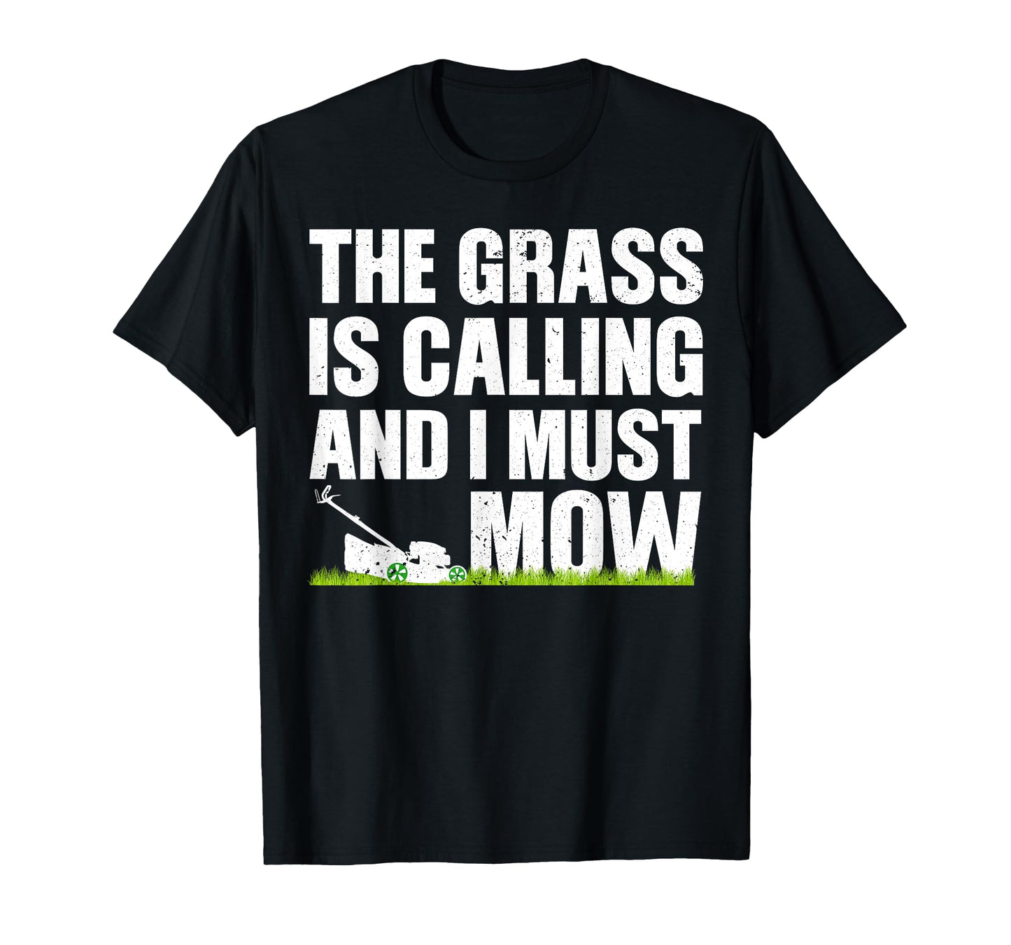 Funny Lawn Mowing Art For Men Women Grass Cutting Landscaper T-Shirt