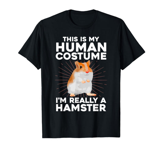 Cool Hamster Costume For Men Women Kids Rodent Hamster Lover T-Shirt
