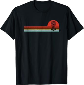 Vintage Swinger Upside Down Pineapple Retro Sunset Horizon T-Shirt