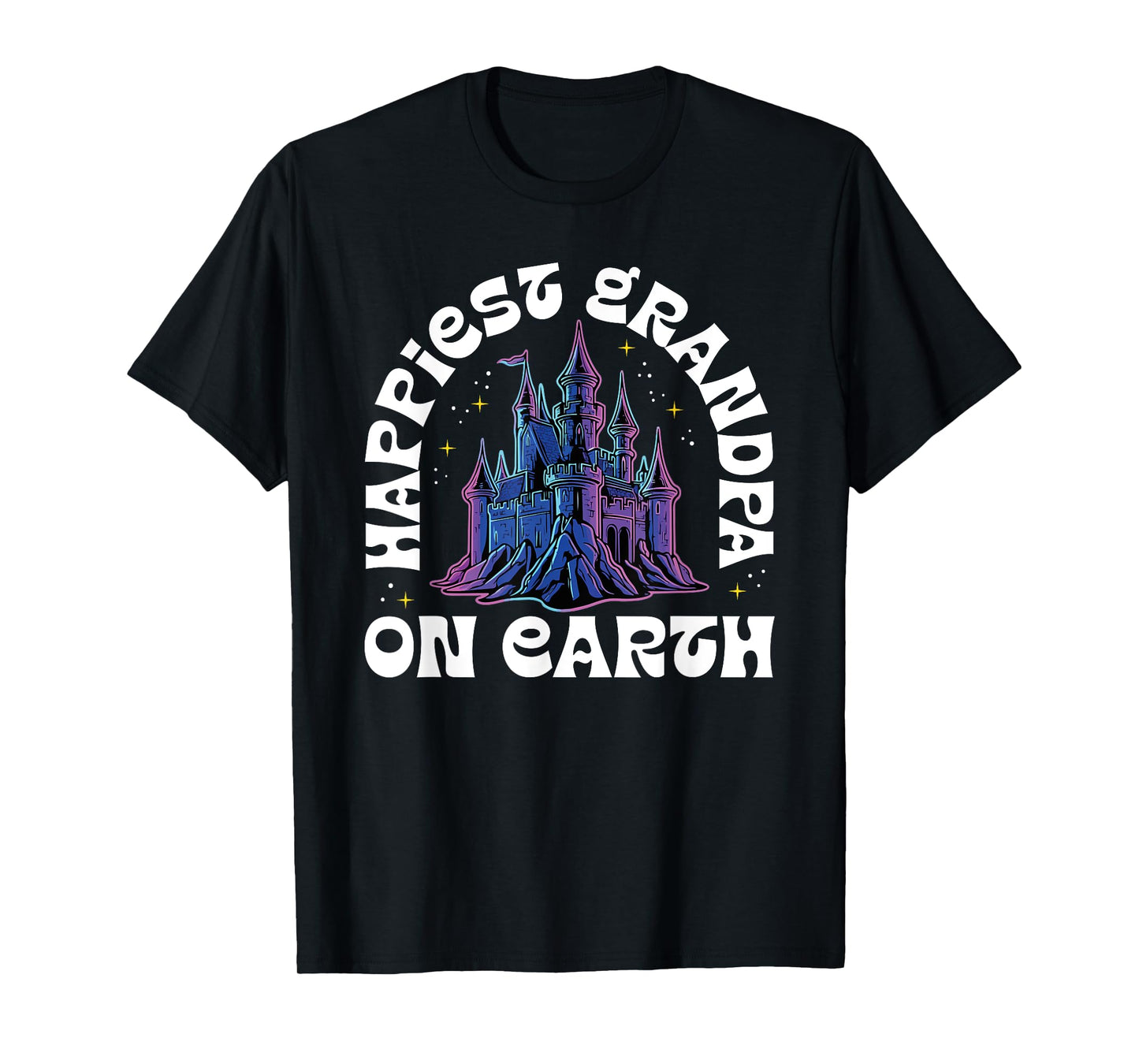 Happiest Grandpa On Earth Fantasy Castle T-Shirt