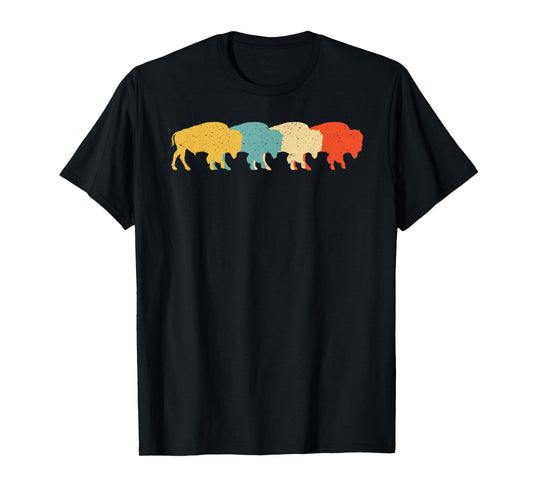 Cool Bison Design For Men Women Kids Buffalo Bison Lovers T-Shirt