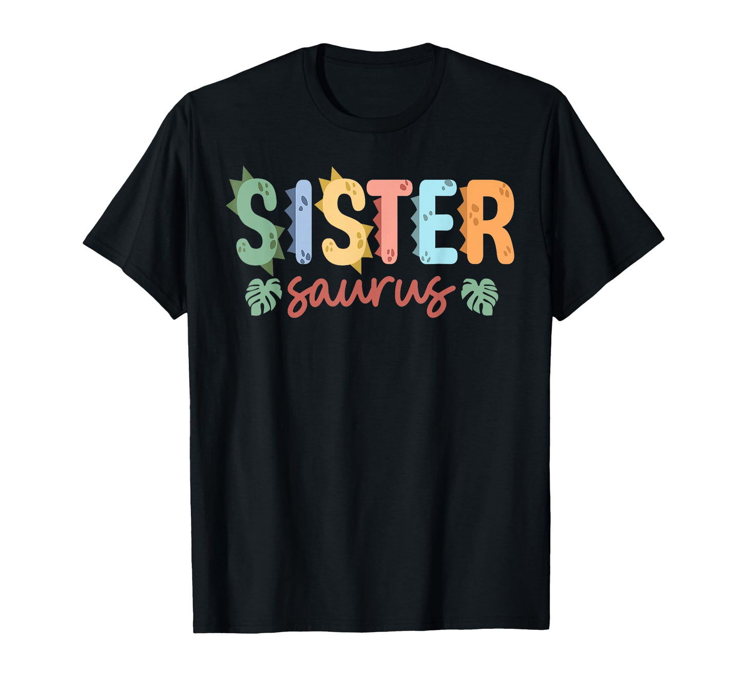 Sister Saurus Dinosaur Three Rex Birthday Boy Girl Family T-Shirt