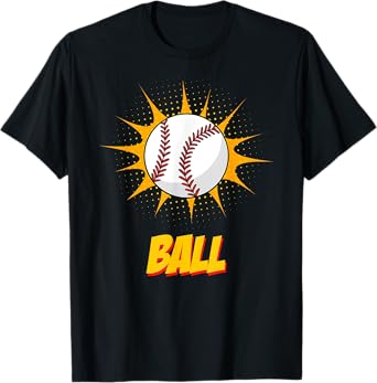 Bat And Ball Matching Couple Halloween Baseball Best Friends T-Shirt