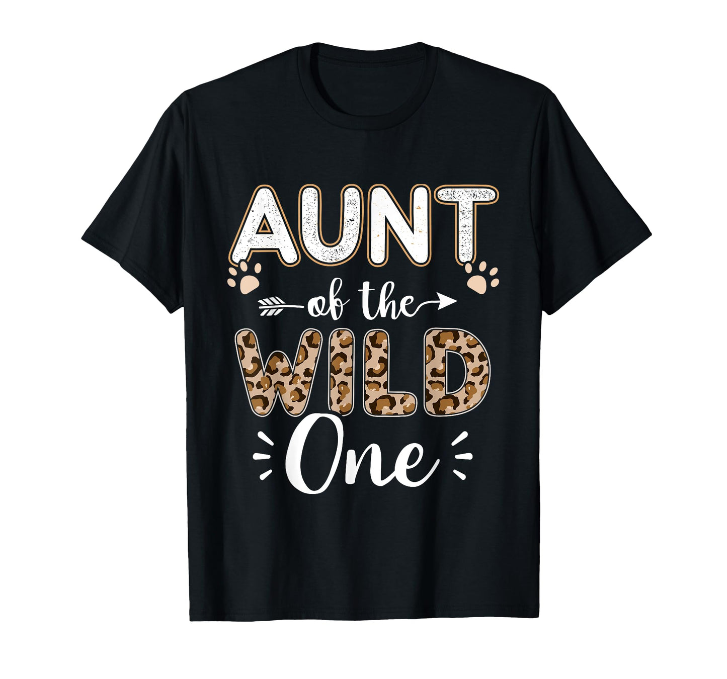 Aunt of the wild one birthday girl matching family party T-Shirt