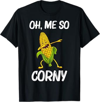Funny Corn Gift For Men Women Corn On The Cob Costume Farmer T-Shirt