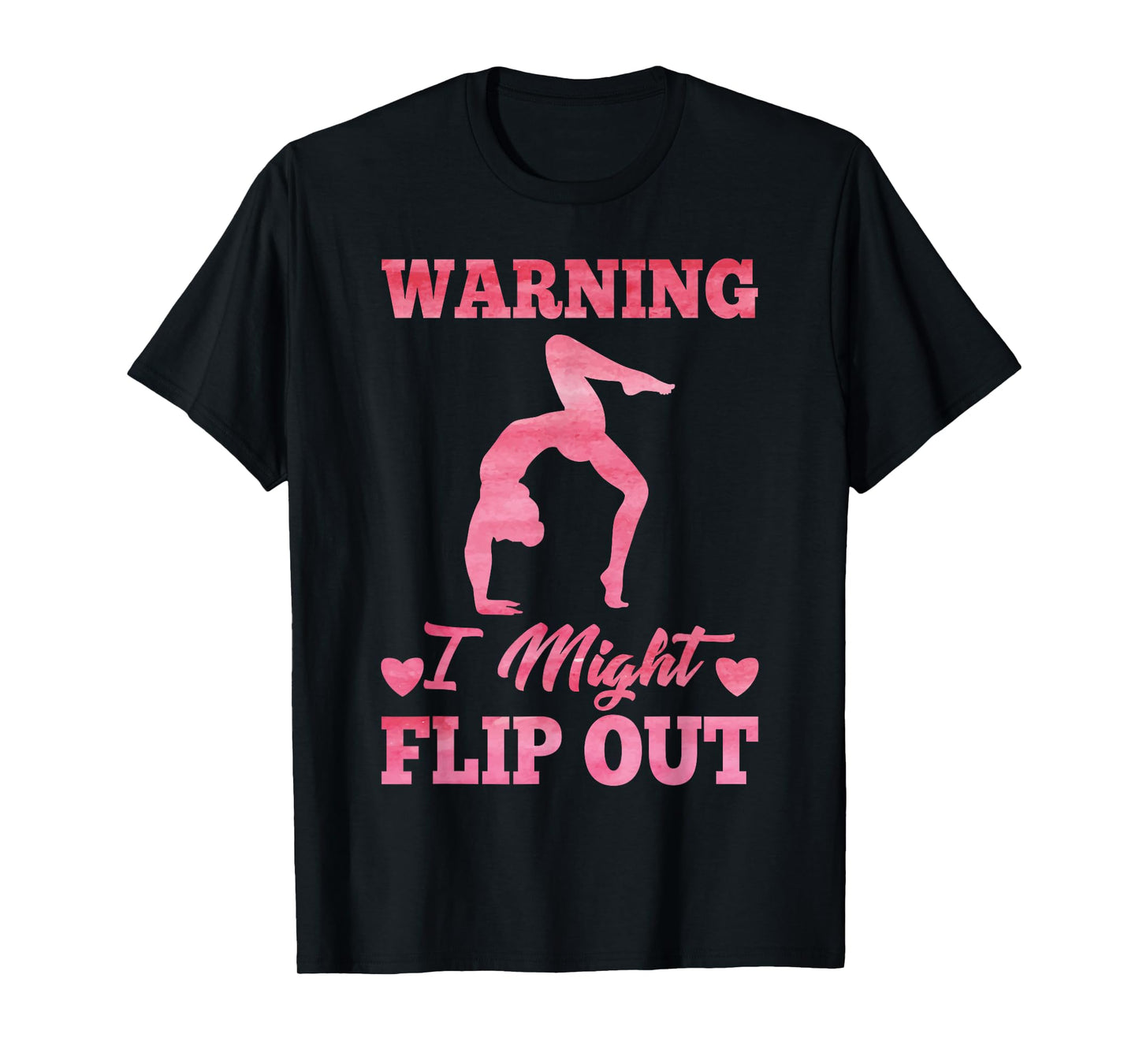 Cute Gymnastics Art for Girls Kids Women Tumbling Gymnast T-Shirt