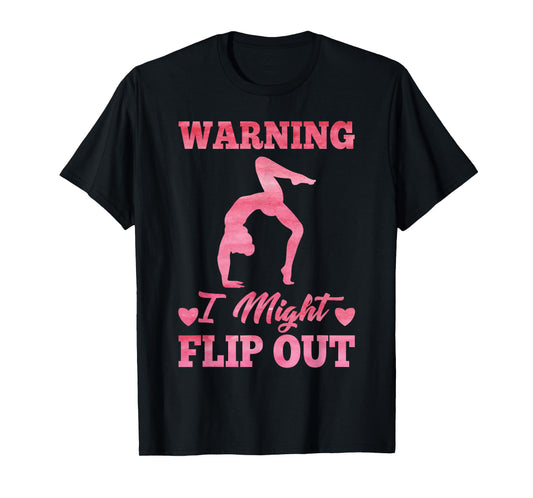 Cute Gymnastics Art for Girls Kids Women Tumbling Gymnast T-Shirt