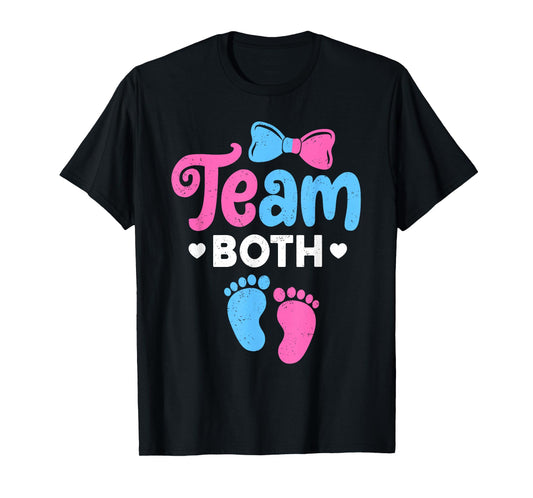Team Both Pink Or Blue Gender Reveal T-Shirt