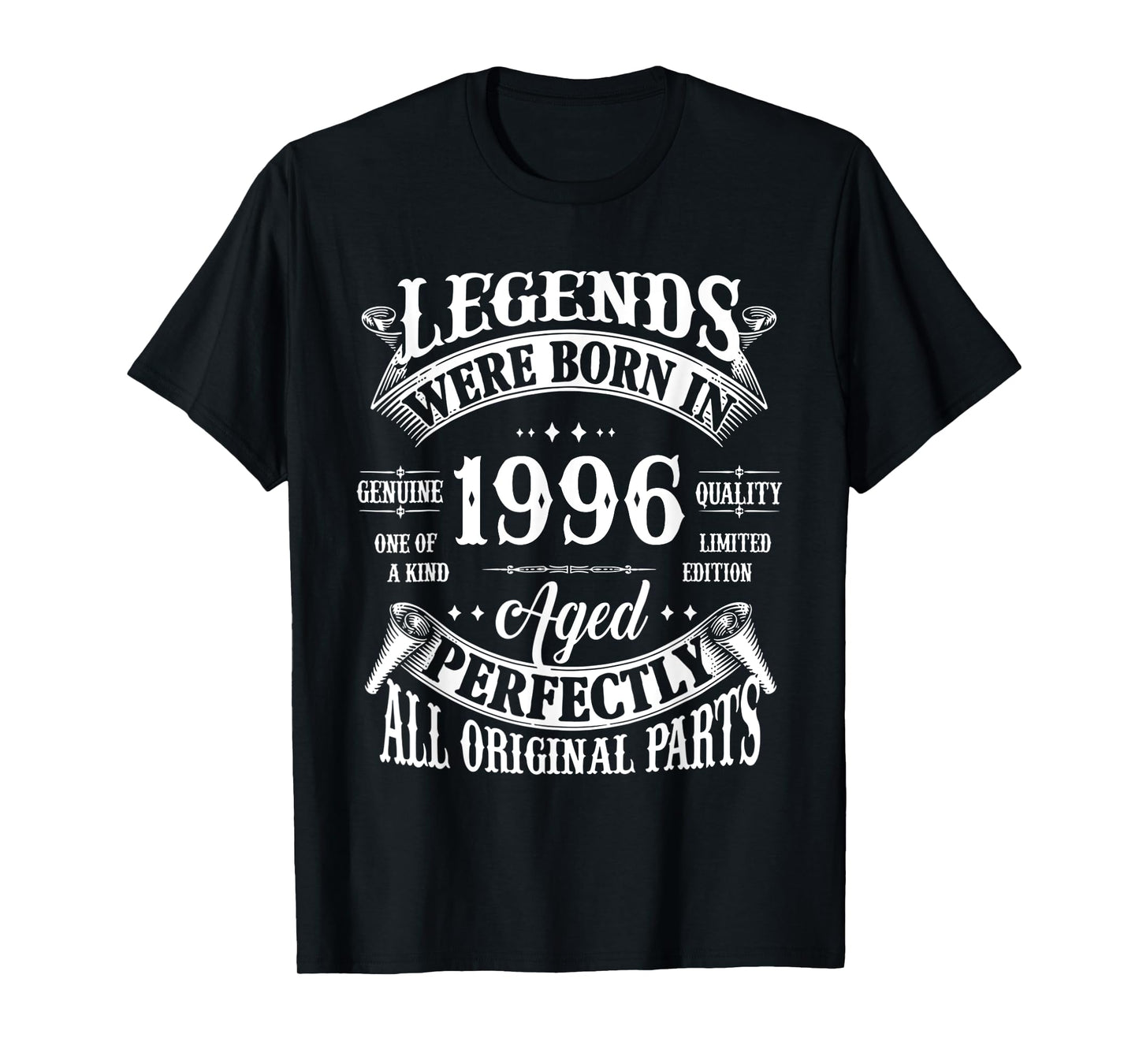30th Birthday Shirt Vintage Born In 1996 30 Years Old B-day T-Shirt