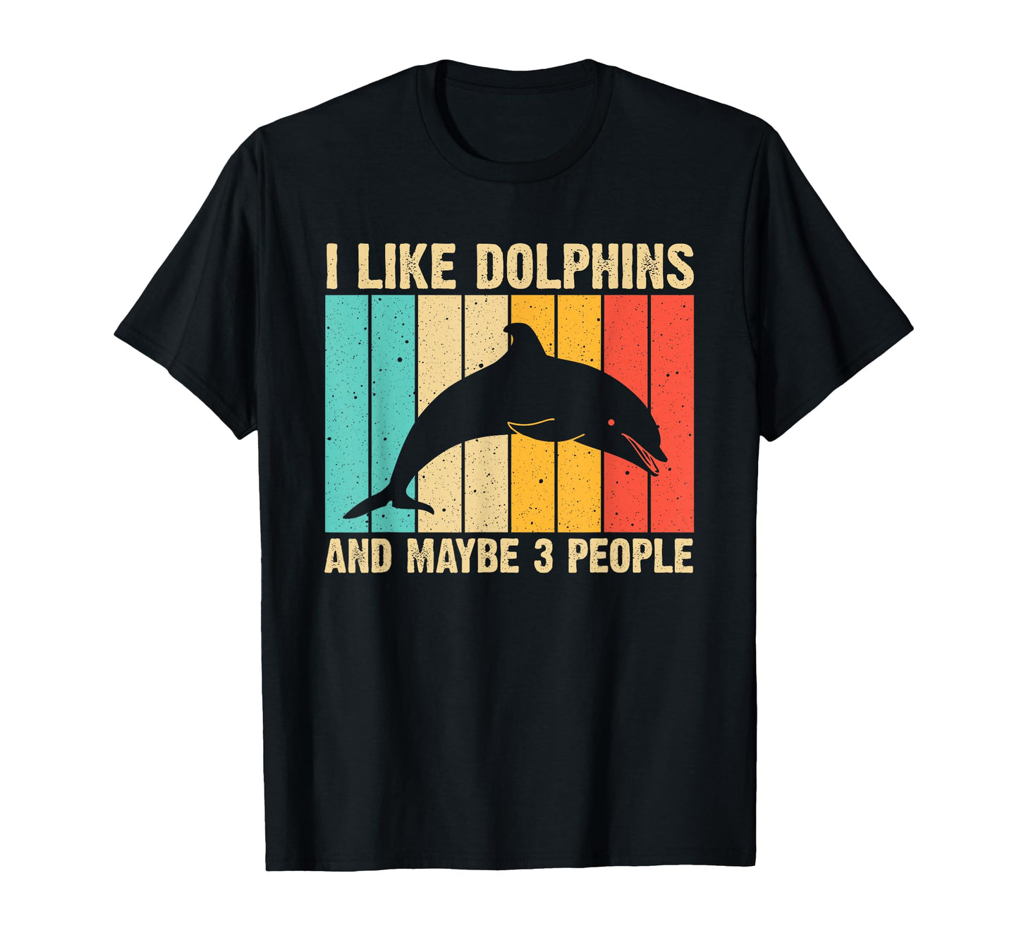 Funny Dolphin Design For Men Women Dolphin Lover Beluga Fish T-Shirt