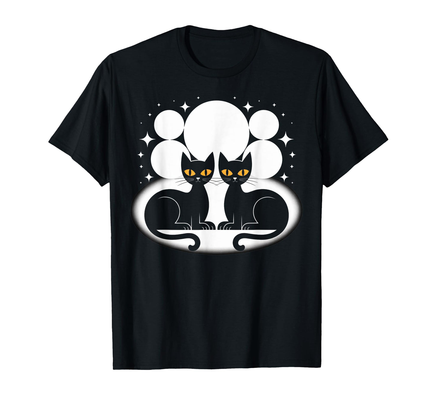 Midcentury Mid Century Cat Retro Atomic Age Space Modern T-Shirt