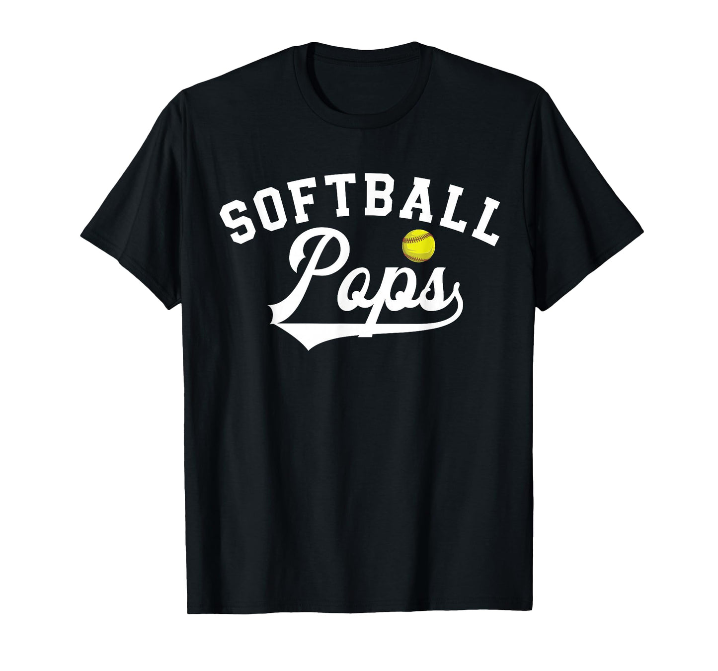 Softball Pops of A Softball Player Pops T-Shirt