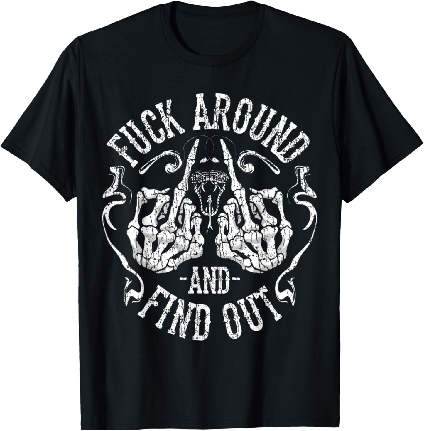 T-Shirt - Black, Unisex-Adults, Short Sleeve, T-Shirt, Novelty T-Shirts, Size Small