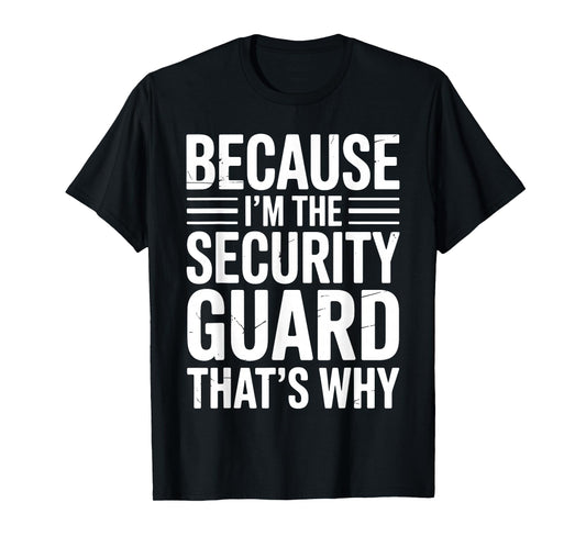 Security Guard Design for Men Women Bouncer Security Guard T-Shirt