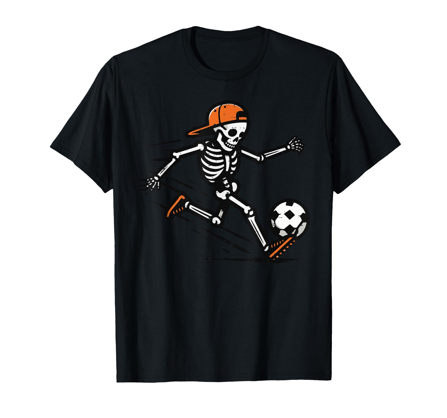 Halloween Skeleton Soccer Football Costume Men Boys Kids T-Shirt