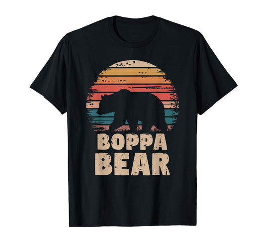 Boppa Bear Vintage Retro Funny Father's Day T-Shirt
