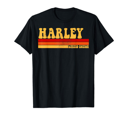 HARLEY Name Personalized Idea Men Retro Vintage HARLEY T-Shirt