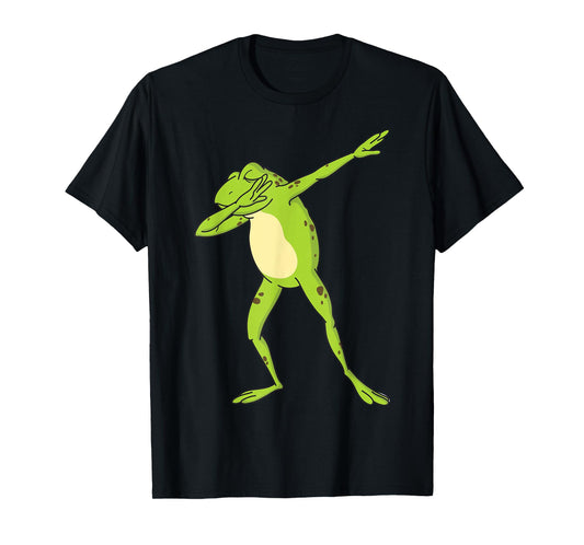 Dabbing Frog For Kids-Boys & Girls Funny Animal Dance Gift T-Shirt