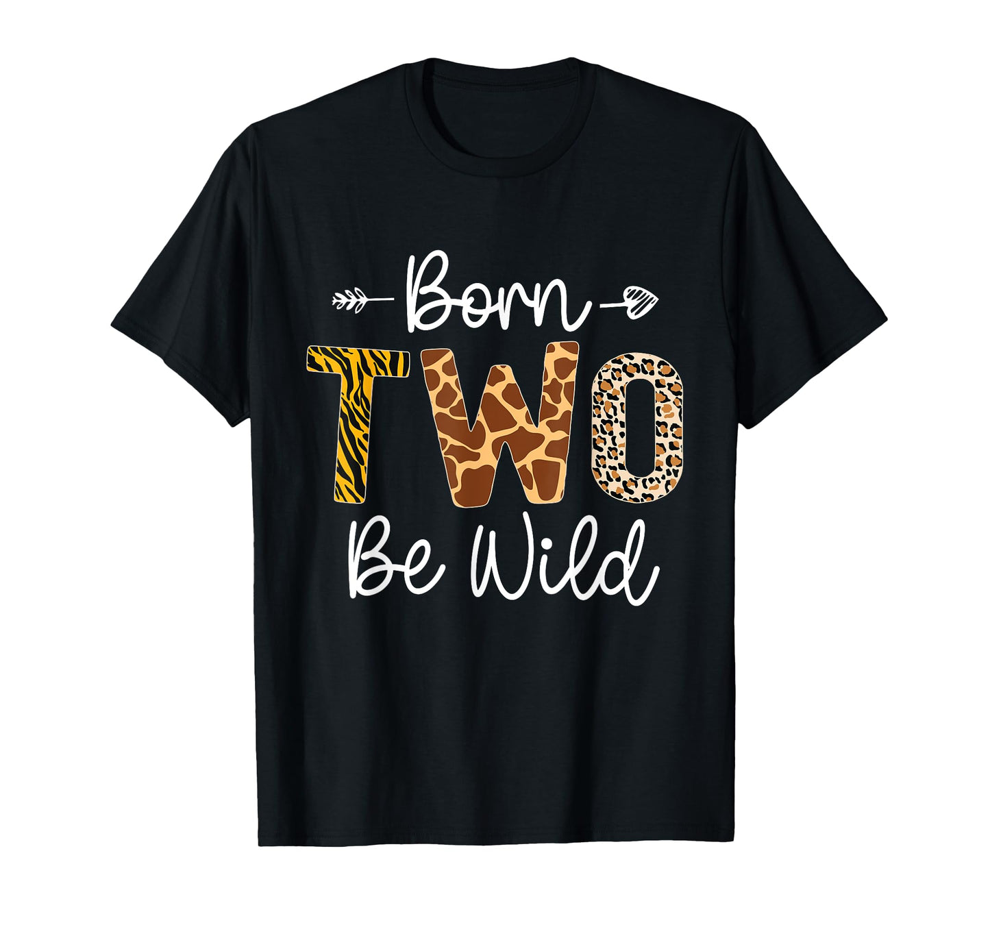 Wild Mama Born Two be Wild 2nd Birthday Zoo Jungle Safari T-Shirt