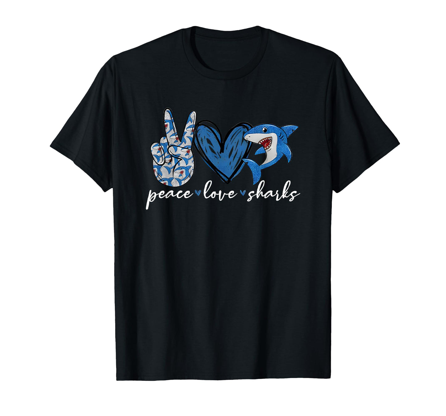 Peace Love Shark T-Shirt