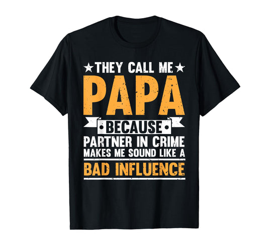 Funny Papa Design For Grandpa Papi Papaw From Grandkids Papa T-Shirt