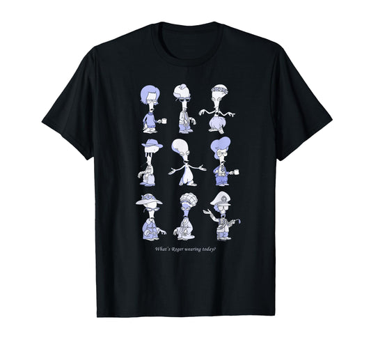 American Dad What's Roger Wearing Today Funny Cartoon T-Shirt