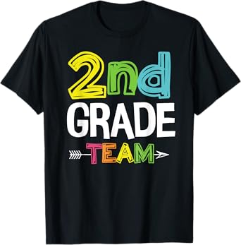 2nd Grade Team T-shirt 2nd Grade Squad Teacher Gifts T-Shirt for Men Women Girls Kids