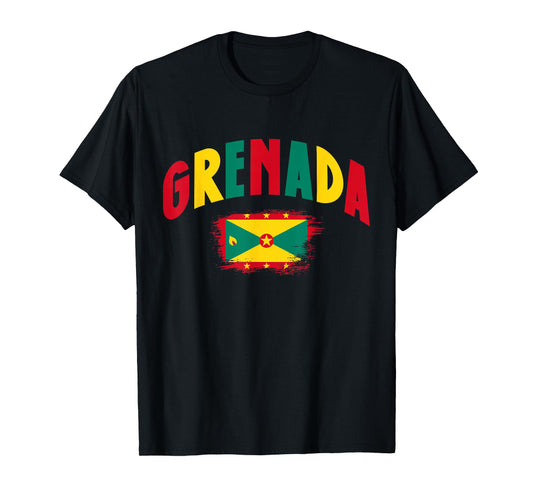 Grenada Grenadian Flag Pride Souvenir T-Shirt