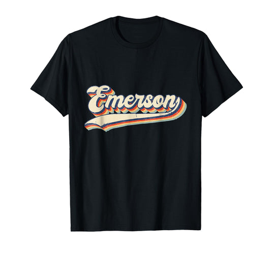 Emerson Sports Name Vintage Retro For Men Women Boy Girl T-Shirt
