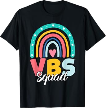VBS Squad Vacation Bible School Christian Teacher Men Women T-Shirt