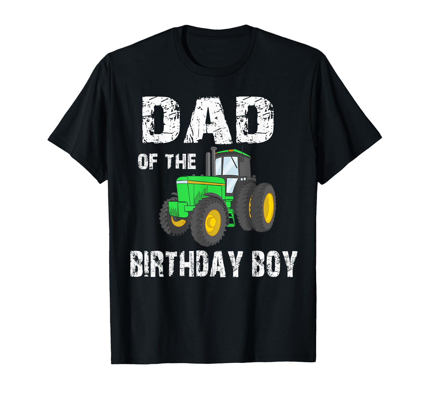 Dad of the Birthday Boy Vintage Farm Tractor Party family T-Shirt