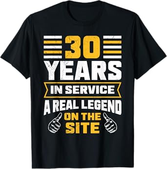 30 years of service 30 years of work T-Shirt