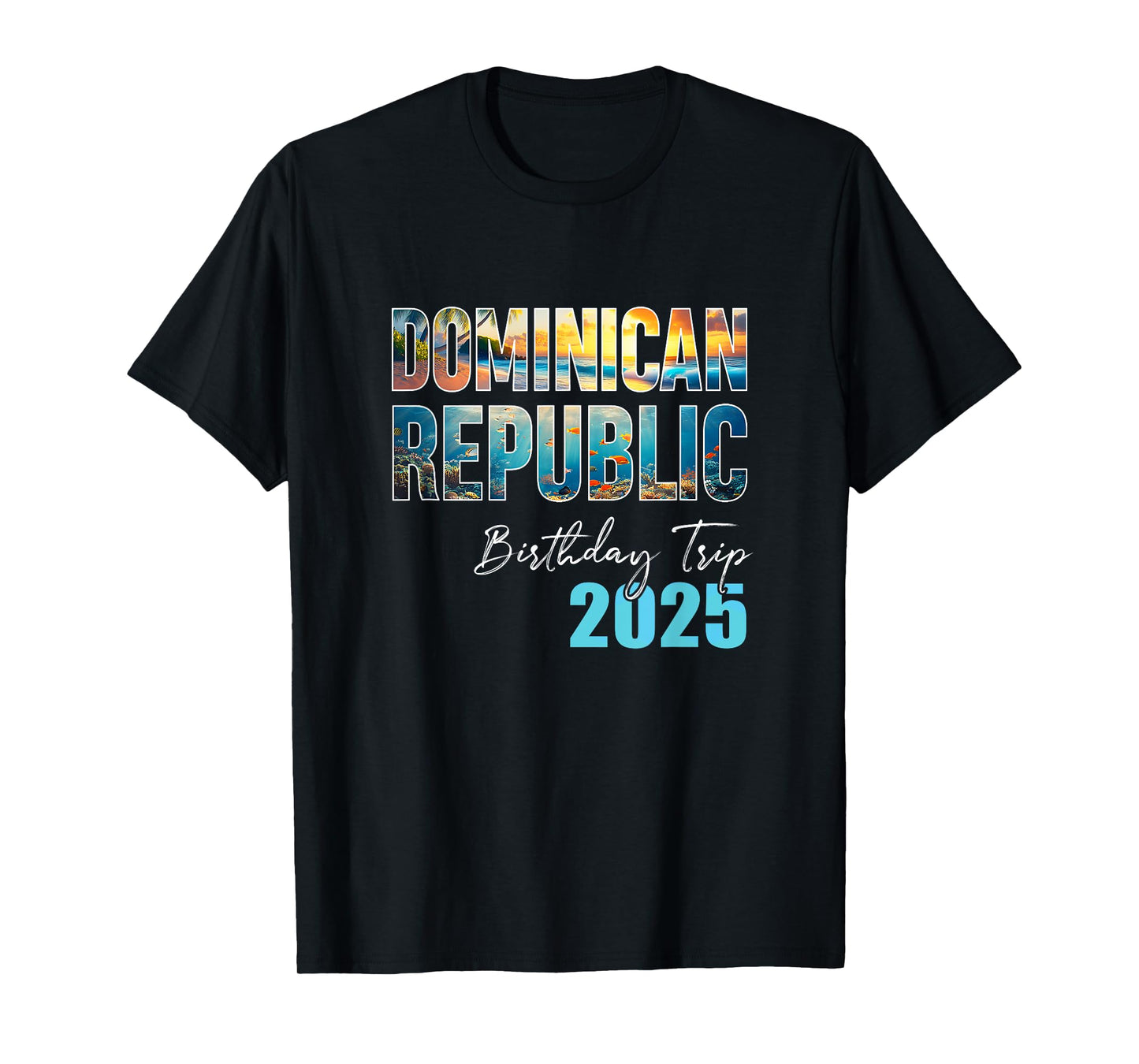 Dominican Republic Birthday Trip 2025 Vacation Party Crew T-Shirt