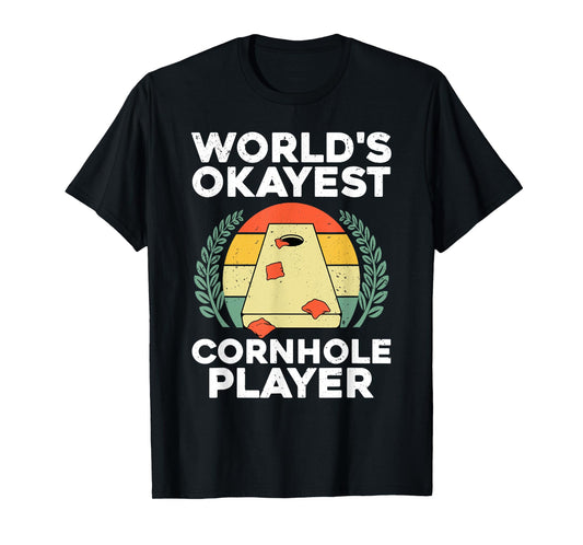 Cool Cornhole Design For Men Women Corn Hole Cornhole Player T-Shirt