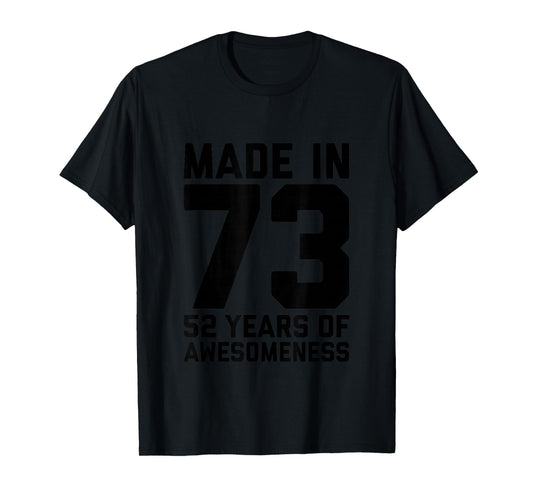 52nd Birthday for Men Women Mom Dad Father Age 52 Year Old T-Shirt