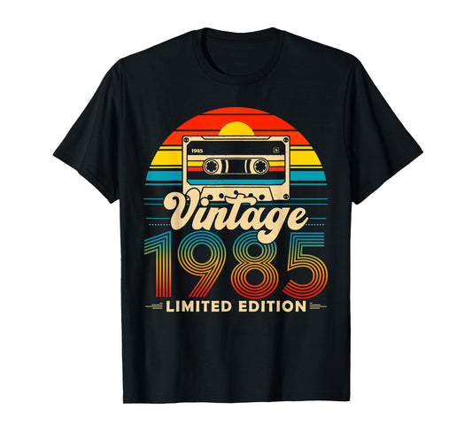 Vintage 40 Years Old Born 1985 Limited Edition 40th Birthday T-Shirt