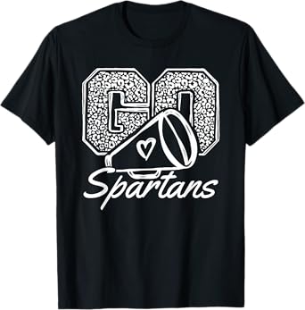 Go Cheer Spartans Sports Name Gifts Men Women Boy Girl T-Shirt
