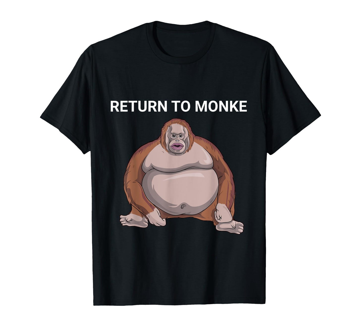 Reject Humanity Return To Monkey Uh Oh Stinky Funny Monke T-Shirt