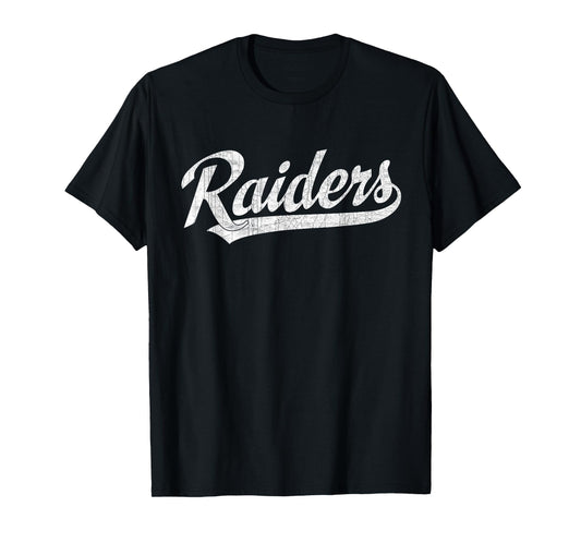 Raiders Vintage Sports Name Design Gifts Men Women Kids T-Shirt