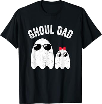 Ghoul Dad Funny Vintage Halloween Daddy Ghost T-Shirt