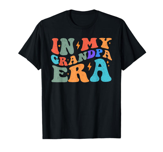 Groovy In My Grandpa Era Father's Day T-Shirt