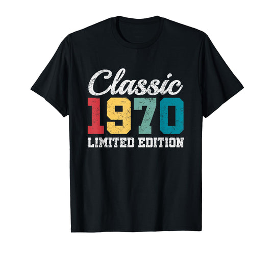 55 Year Old Classic 1970 Limited Edition Retro 55th Birthday T-Shirt
