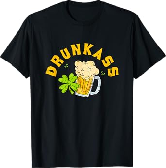 Drunkass / Funny Couple Matching St. Patrick’s Day T-Shirt